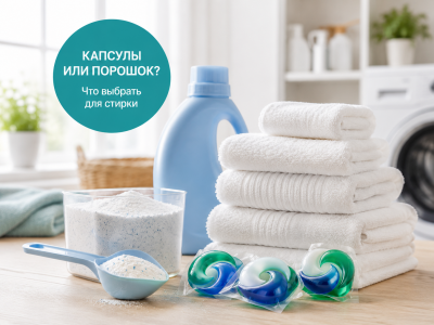 Капсулы или порошок: что выбрать для стирки?