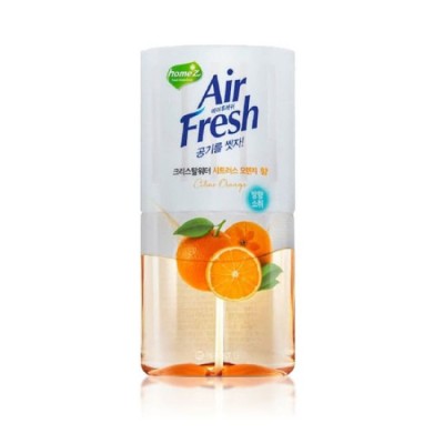 Освежающий Ароматизатор воздуха и поглотитель запахов Air Fresh Crystal с ароматом сочного апельсина 400мл