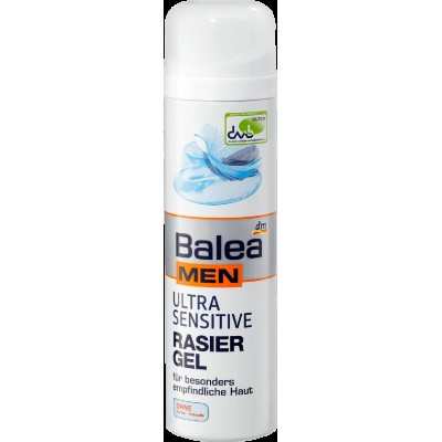 Гель для бритья для очень чувствительной кожи Balea MEN Rasiergel Ultra Sensitive 200 мл