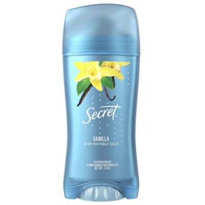 Дезодорант-антиперсперант стик Secret 48Hr Protection Invisible Solid Vanilla Scent 73g