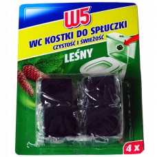 Таблетки для чистки унитаза W5 WC LESNY 4*50г, Лучшее моющее средство для унитаза G&G