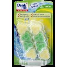 Блок для унитаза Denkmit WC-Reiniger Duftstein Lemon Splash, 2 шт