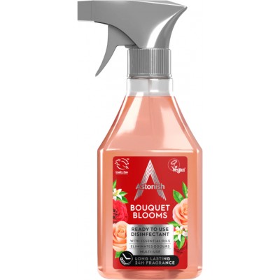 Astonish Bouquet Blooms: Цветочный Дезинфекционный Очиститель без Хлора (550 мл) – Сила Природы в Каждой Капле!