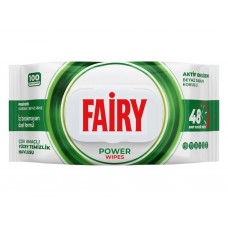 Влажные салфетки для уборки Fairy Power 100 шт