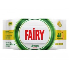 Влажные салфетки для уборки Fairy Лимон 100 шт