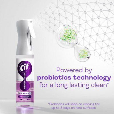 Универсальное средство для чистки Cif Infinite Clean Lavanda & Eucalyptus, спрей 280 мл, для всех поверхностей