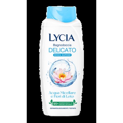 Гель для душа и ванной LYCIA Bagnodoccia Delicato Acqua Micellare&Fiori Loto 750 мл