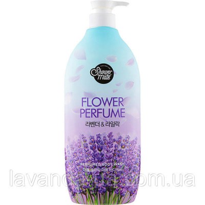 Гель д/душу Shower Mate Flower Perfume Purple Lavender & lilac - 900г