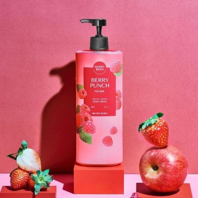 Гель для душа Happy Bath «с ароматом сладкой малины»
