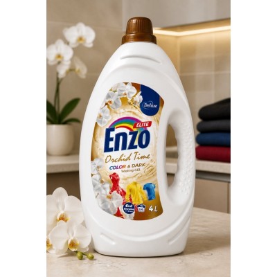 Гель для стирки цветных вещей Enzo Elite Orchid Color 4л, 100 стирок