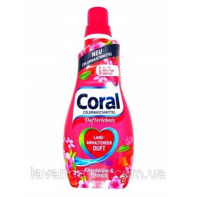 Порошок-гель для стирки Coral Color Lang-Anhaltender Duft 1,1л. 22 стирки