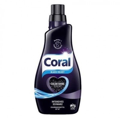 Порошок-гель для стирки Coral Black Velvet д/черных тканей 1,1л. 22 стирки