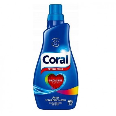 Порошок-гель д/стирки CORAL Optimal Color 1,1L 22 стирки