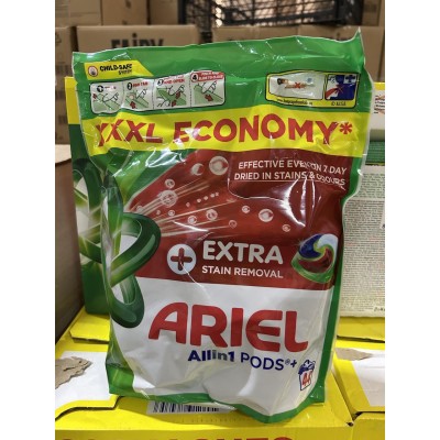 Капсулы для стирки универсальные Ariel Pods+ All-in-1 Extra Stain Removal Экстрасила выведения пятен, 44 шт