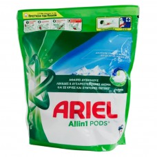 Капсулы для стирки Ariel Pods+ All-in-1 Alpine «Горный источник», универсальные, 38 капсул (38 стирок)