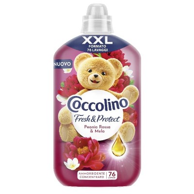 Кондиционер для белья Coccolino Peonia Rossa & Mela концентрат, 76 стирок, 1750 мл