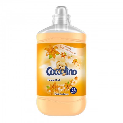 Ополаскиватель для белья Coccolino(Нидерланды) Orange Rush 1.8л 72 стирки