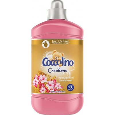 Ополаскиватель для белья Coccolino Sansation Honeysuckle&Sandalwood 1,68L= 67 стирки