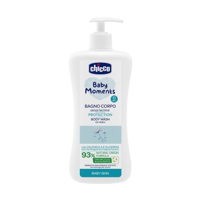 Гель для ванны и душа детский CHICCO BABY MOMENTS BAGNO CORPO 0+m 500 мл