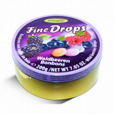 Леденцы Woogie Fine Drops Bonbons Candies with forest berries flavour 200g