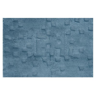Килимок д/ванної cotton TAMA блакитний	55 x 65 cm_10.19915