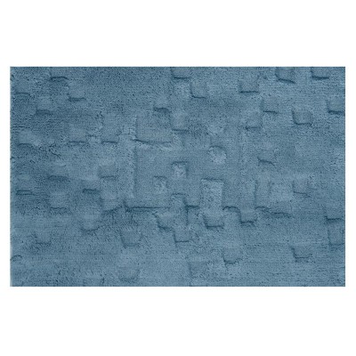 Килимок д/ванної cotton TAMA блакитний	60 x 90 cm_10.19916
