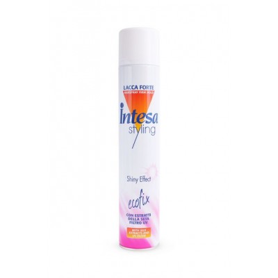 Лак для укладки волос супер сильной фиксации с эффектом блеска Mirato Intesa Styling Shiny Effect 500 мл