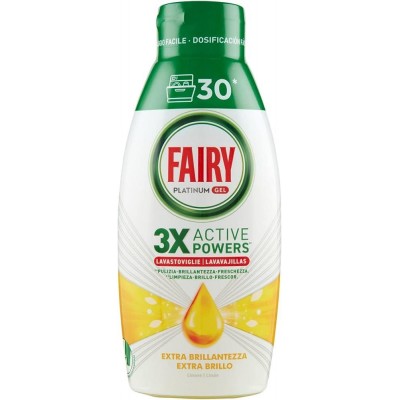 ГЕЛЬ ДЛЯ ПОСУДОМИЙНОЇ МАШИНИ FAIRY GEL PLATINUM LEMON ML.650 32 LAVAGGI