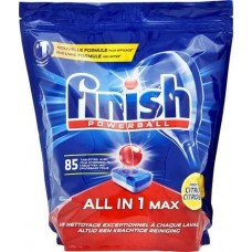 Таблетки для мытья посуды в посудомоечной машине Finish Powerball All in 1 max Limon 85 капсул