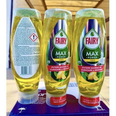 Суперконцентрированное средство 4X для мытья посуды FAIRY Max Power LIMONE 730 мл