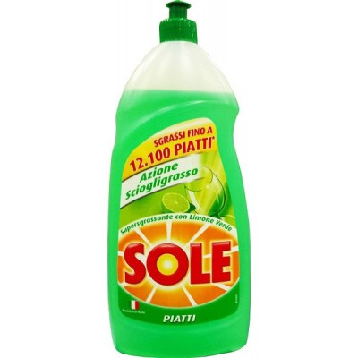 Средсво для мытья посуды SOLE PIATTI LIMONE VERDE 1100 МЛ.