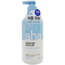 Шампунь для чувствительной кожи головы KeraSys Derma&More AHA-Cooling Dandruff Care Shampoo 600ml