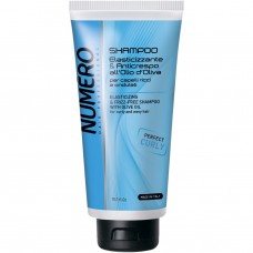 Шампунь Brelil Numero Perfect Curly 300 мл - для вьющихся волос с оливковым маслом, упругость и антифриз эффект