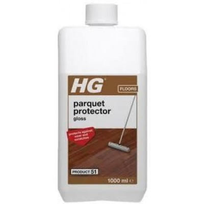 Полироль для ухода за паркетом HG 1л, Средства для полировки лакированного паркета 1000 мл