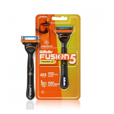 Бритва Gillette Fusion 5 Power (1 станок 1 картридж 1 батарейка)