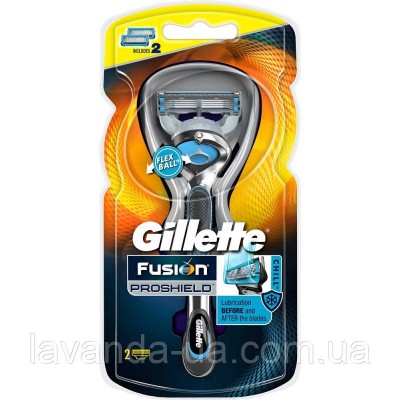 Станок для бритья Gillette FUSION Proshild  2 запаски