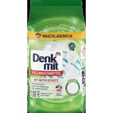 Порошок стиральный Denkmit (Германия) Vollwaschmittel для белого белья 2,7 кг 40 стирок.