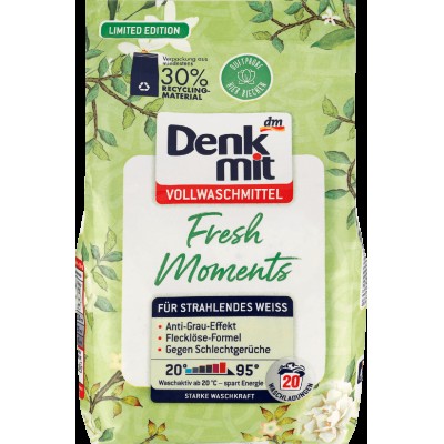 Порошок стиральный Denkmit VOLLWASCHMITTEL FRESH MOMENTS 1,35кг 20 стирок