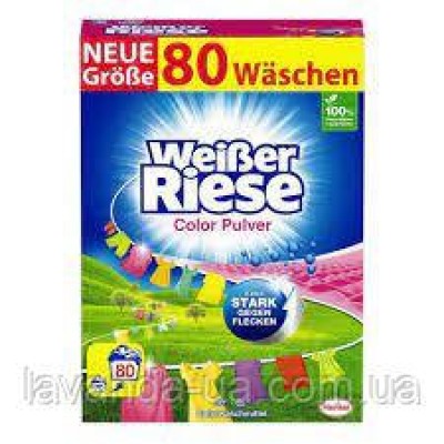 Порошок стиральный Weiber Riese Color Pulver 4.4кг. 80 стирок