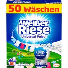 Порошок для стирки Универсальный Weißer Riese, 2,5 кг, 50 стирок