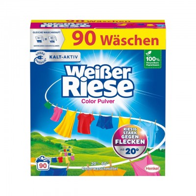 Стиральный порошок для цветного белья Weiber Riese Color Pulver, 90 стирок, 4.5 кг