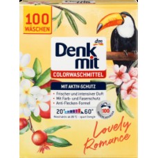 Порошок стиральный DENKMIT Colorwaschmittel  Lovely Romance 100 стирок