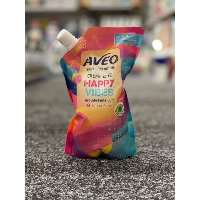 Мыло жидкое AVEO Creme Seife HAPPY VIBES запаска 500мл.