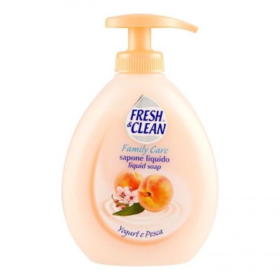 Увлажняющее жидкое мыло FRESH & CLEAN SAP ЙОГУРТ ПЕРСИК 300 мл