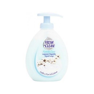 Мыло для рук Fresh & Clean Молоко и хлопок 300 мл