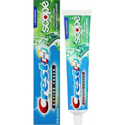 Паста зубная Crest Complete Scope minty fresh striped (155 g) USA