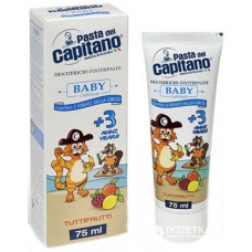 Паста зубна del Capitano зі смаком фруктів для дітей від 3-х років 75мл