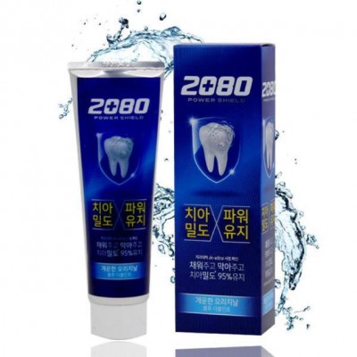 Зубная паста с экстрактом мяты 2080 Power Shield Blue Double Mint 140ml