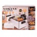 Фритюрница Sokany WJ801 электрическая на 5 литров, профессиональная
