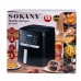 Мультипечь аэрогриль 8.5 л сенсорный экран Sokany SK-10004